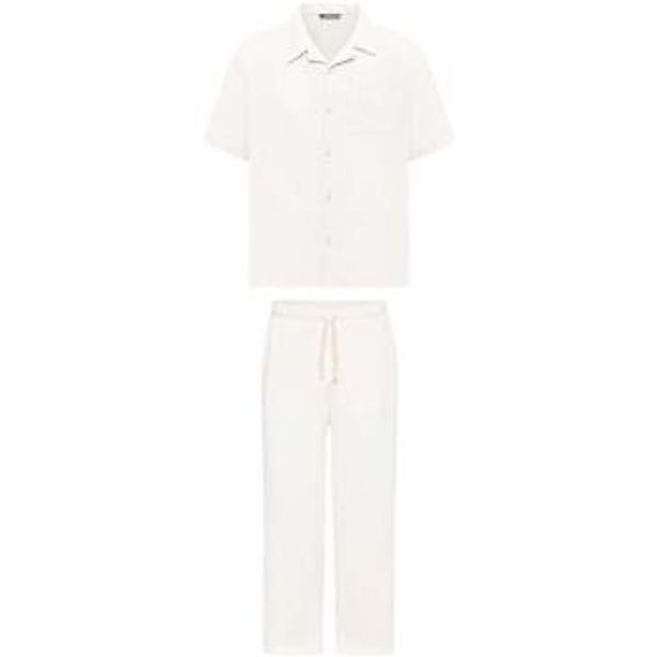 Dandalo  Hemdbluse Chris Oversize Short Sleeve Shirt Wide Leg Trousers Set günstig online kaufen