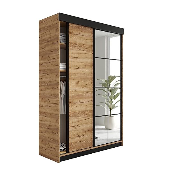 Compleo Schwebetürenschrank Kleiderschrank, 2-türig TULIA, Modern günstig online kaufen