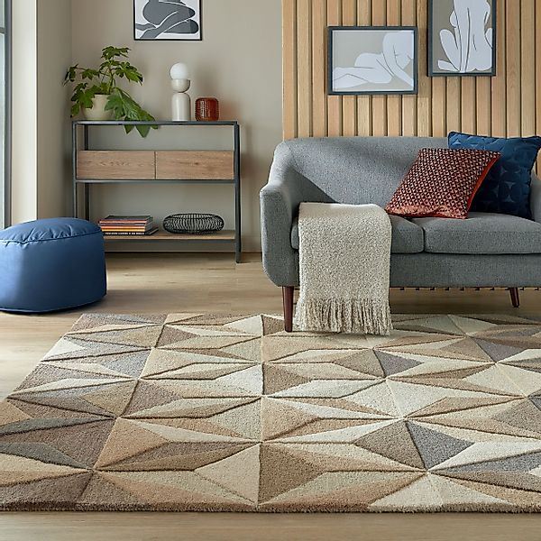 FLAIR RUGS Wollteppich Reverie, rechteckig, Höhe: günstig online kaufen