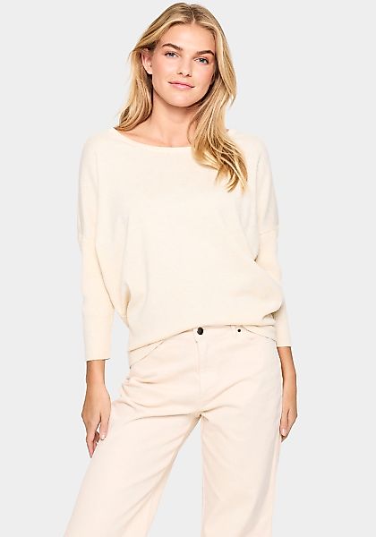 Saint Tropez Rundhalspullover "A2561, MilaSZ R-Neck" Viskose Feinstrick günstig online kaufen
