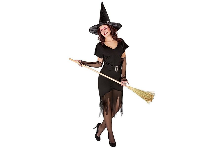 dressforfun Hexen-Kostüm Frauenkostüm sexy Zauberin, Klassisches Kleid günstig online kaufen