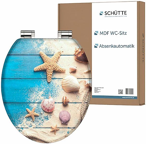 Schütte WC-Sitz »BEACH AND WOOD«, Toilettendeckel, mit Absenkautomatik günstig online kaufen