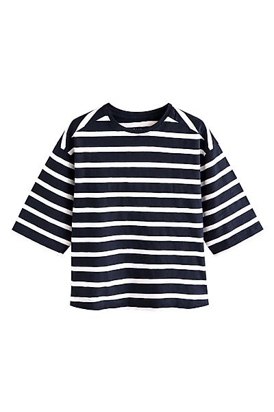 Next T-Shirt T-Shirt mit Rundhalsausschnitt aus Flammengarn (1-tlg) günstig online kaufen