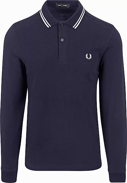 Fred Perry Langarm-Poloshirt Navy 238 - Größe L günstig online kaufen