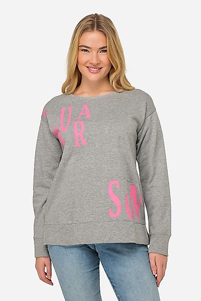 Laurasøn Sweatshirt Sweatshirt oversized Patchlook mit günstig online kaufen