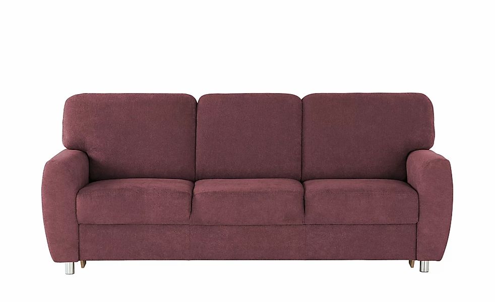 smart Sofa  Valencia ¦ rot ¦ Maße (cm): B: 220 H: 90 T: 93.0 Polstermöbel > günstig online kaufen