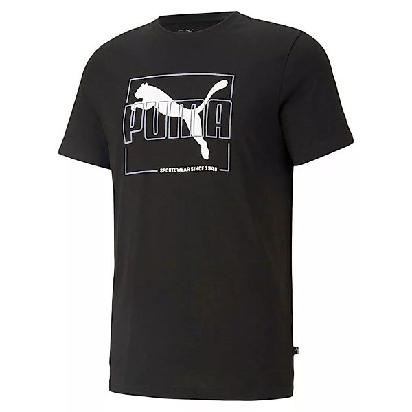 Puma Flock Kurzarm T-shirt L Puma Black günstig online kaufen