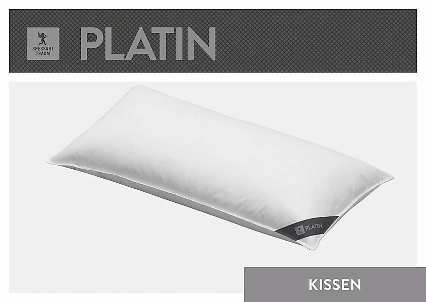 SPESSARTTRAUM Daunenkissen "Platin" Füllung: 60Gaensedaunen40Gaensefedern 1 günstig online kaufen