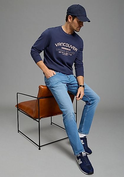 Man's World Langarmshirt Neue Kollektion! casual Stil, Langarm, schmale Pas günstig online kaufen