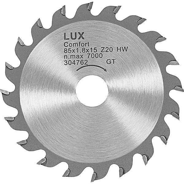 LUX-TOOLS HM-Minikreissägeblatt Holz Ø 85 mm 20 Zähne günstig online kaufen