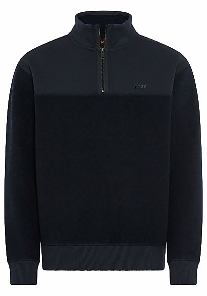 BOSS ORANGE Sweatshirt "Ze winterbrush", regular fit, mit Stehkragen und Re günstig online kaufen