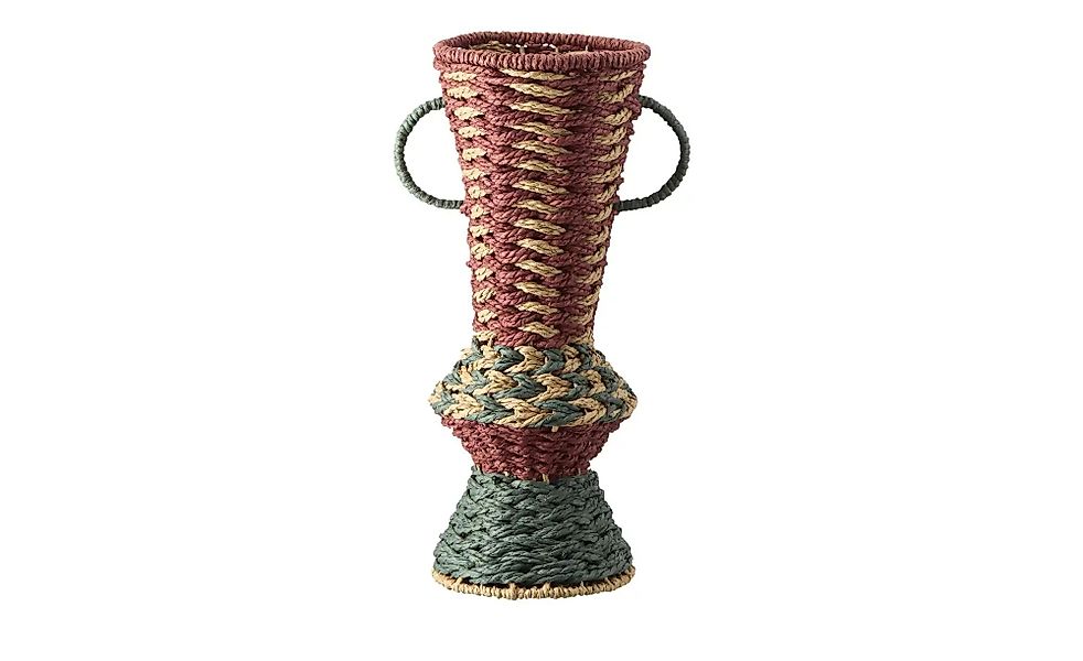 HOME STORY Deko Vase   ¦ mehrfarbig ¦ Papier,Eisen ¦ Maße (cm): B: 25 H: 43 günstig online kaufen