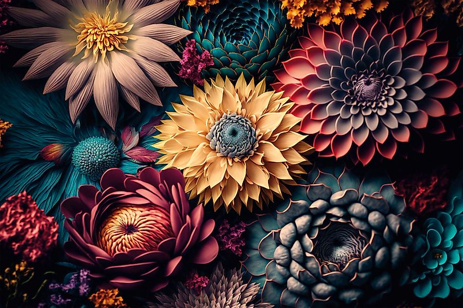 Bönninghoff Leinwandbild, Blumen, (1 St.), BxH: 90x60 cm günstig online kaufen