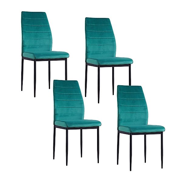 HTI-Living Esszimmerstuhl Stuhl Madison Velvet 4er-Set günstig online kaufen