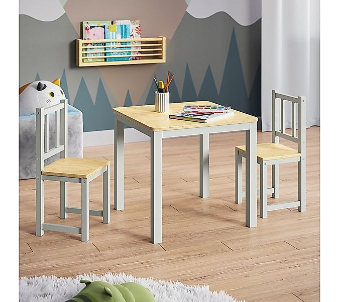 Bellabino Kindersitzgruppe Sora, (2 Stühle und 1 Tisch), Holzsitzgruppe aus günstig online kaufen