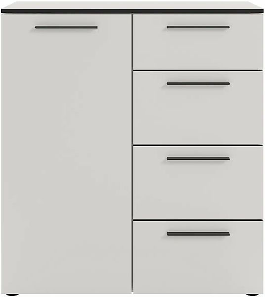 Manjana Möbel Kommode "mit Schwarz matten Metallgriffen in verschiedenen Au günstig online kaufen