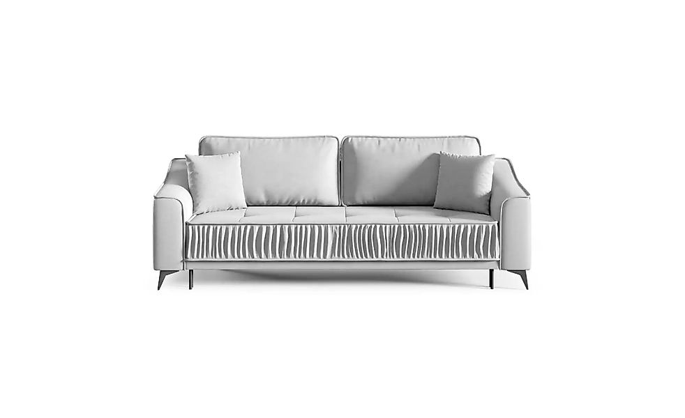Selsey Schlafsofa Louisos   ¦ grau ¦ Maße (cm): B: 249 H: 100 Polstermöbel günstig online kaufen
