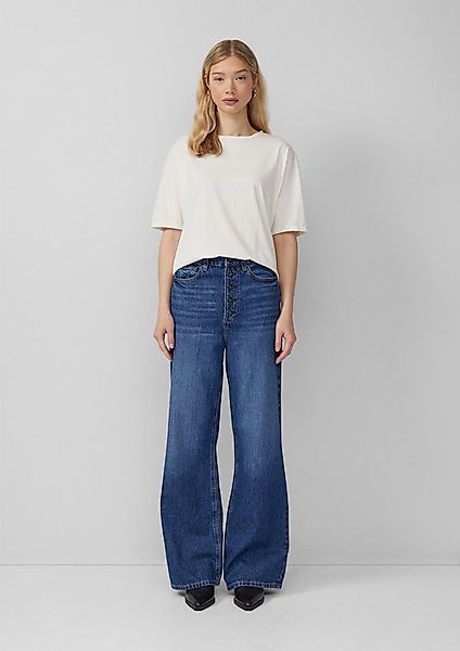 QS Weite Jeans Jeans-Hose CATIE Jeans Catie / Slim Fit / High Rise / Wide L günstig online kaufen