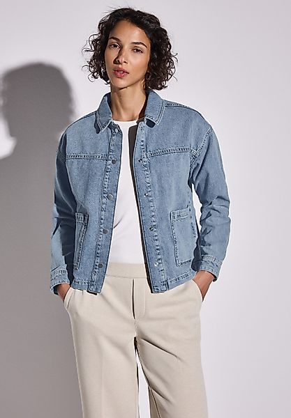 STREET ONE Jeansjacke aus softem Materialmix günstig online kaufen