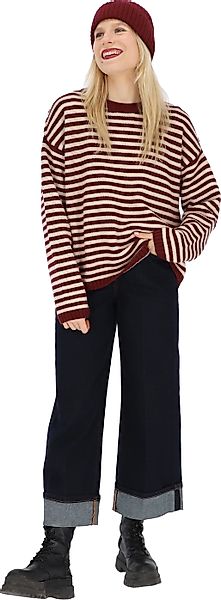 halsüberkopf Accessoires Strickpullover Streifen mit Rundhalsausschnitt günstig online kaufen