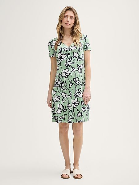 TOM TAILOR Sommerkleid Kleid mit Raffungen günstig online kaufen