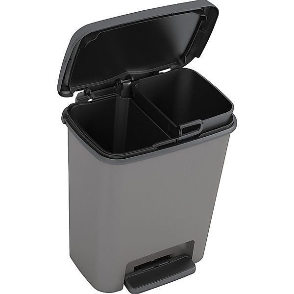 Tret-Mülleimer Compatta mit Inneneimern 2 x 11, günstig online kaufen