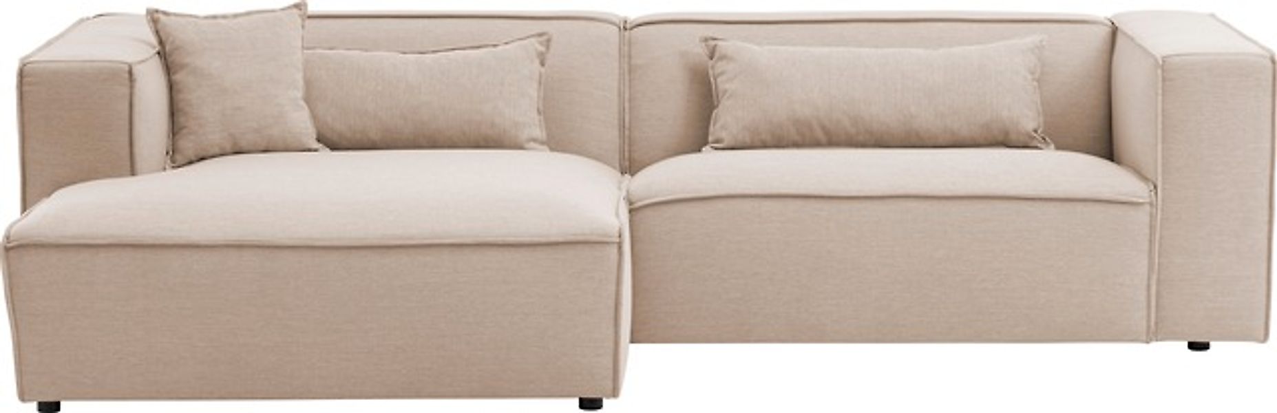 LeGer Home by Lena Gercke Ecksofa »PIARA mit Kedernaht in Cord oder Leineno günstig online kaufen