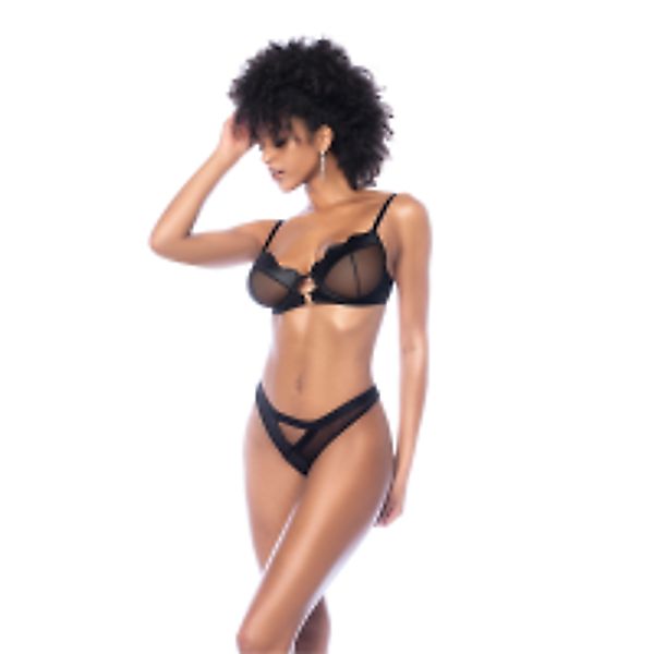 Rock Star - Dreiteiliges Set - S/M - Glänzendes Schwarz günstig online kaufen