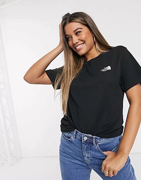 The North Face – Simple Dome – Schwarzes T-Shirt günstig online kaufen