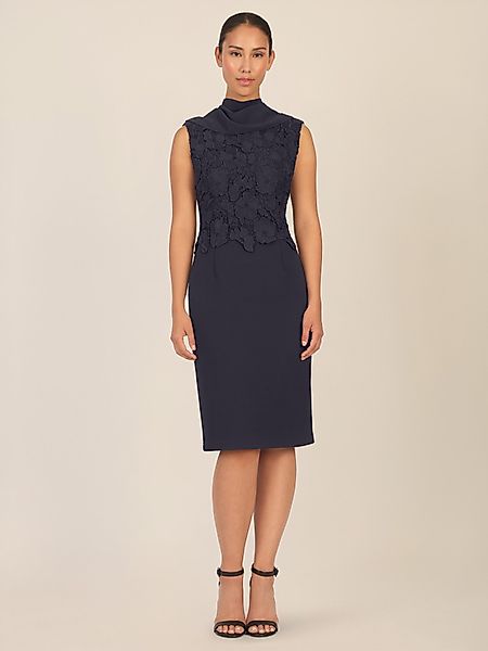 Apart Abendkleid in Lagenoptik mit Spitzenborte günstig online kaufen