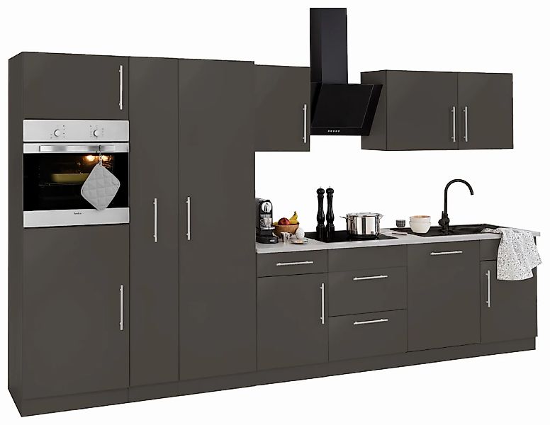 wiho Küchen Küchenzeile "Cali, TOPSELLER" ohne E-Geräte, Breite 360 cm günstig online kaufen