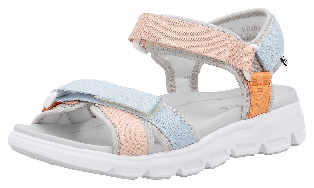 RIEKER Sport Sandale, Riemchensandale, Outdoorsandale mit Klett, maschinenw günstig online kaufen