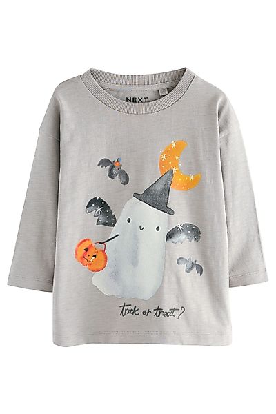 Next Langarmshirt Langarmshirt mit Halloween-Grafik (1-tlg) günstig online kaufen