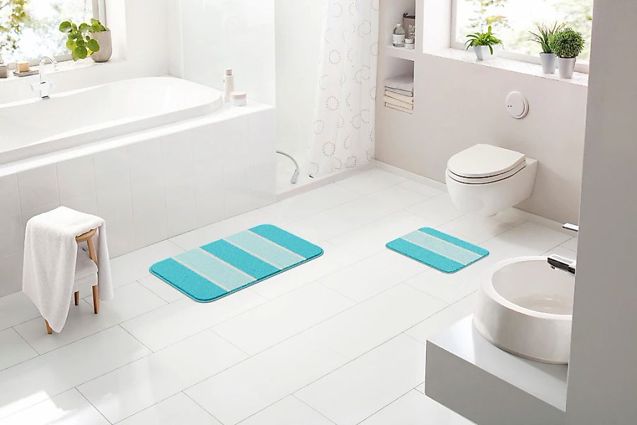 Linea Due Badematte "Waymore" Höhe 18 mm rutschhemmend beschichtet fußboden günstig online kaufen