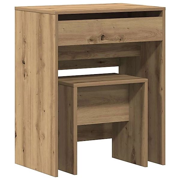 vidaXL Schminktisch Artisan-Eiche 60 x 40 x 75 cm Holzwerkstoff 868871 günstig online kaufen