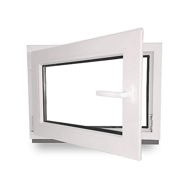 JeCo Fenster Kellerfenster Kunststoff innen weiß günstig online kaufen