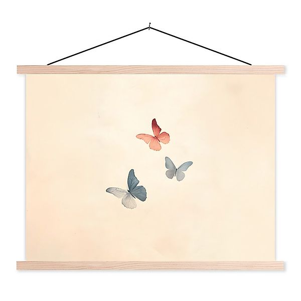 MuchoWow Poster Schmetterlinge - Minimalistisch - günstig online kaufen