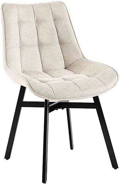 CLP Esszimmerstuhl Colby, mit Stoff- oder Samtbezug, bis 140 kg günstig online kaufen