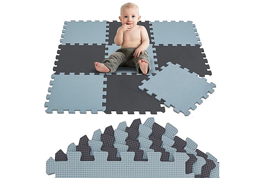 LittleTom Puzzlematte ab dem 1. Tag - 9 Teile Baby Spielmatte - 30 x 30 Kin günstig online kaufen
