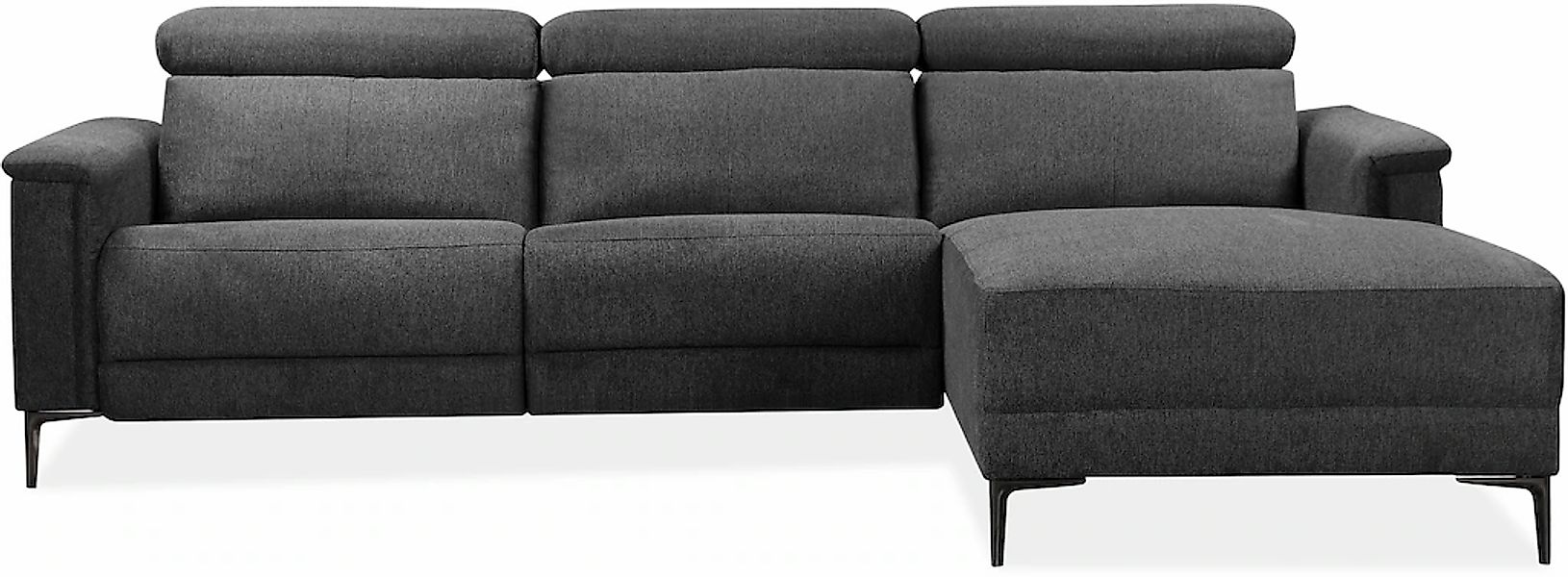 Home affaire Ecksofa "LUND, L-Form, 261cm, man. o. elektr. Relaxfunktion (m günstig online kaufen