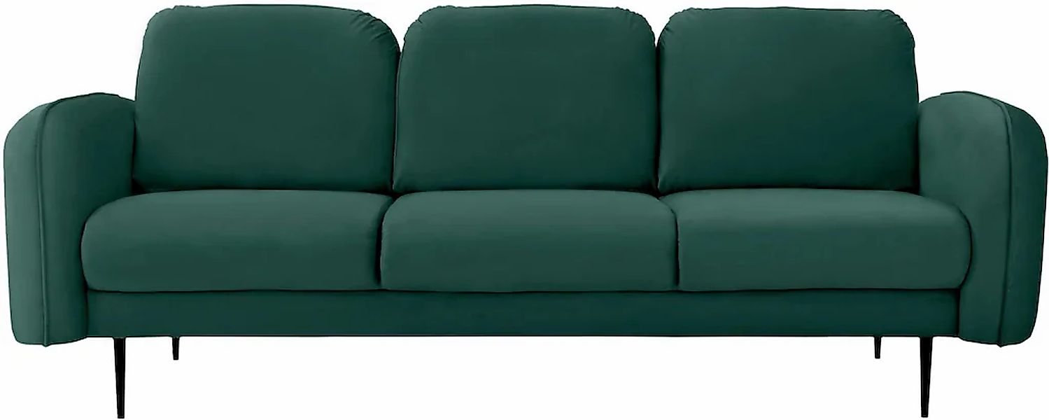 Leonique 3-Sitzer "Skidi" mit losen Rückenkissen und Keder oben auf der Arm günstig online kaufen