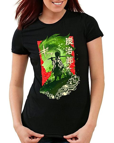 style3 T-Shirt Water Fight demon slayer anime japan manga cosplay günstig online kaufen