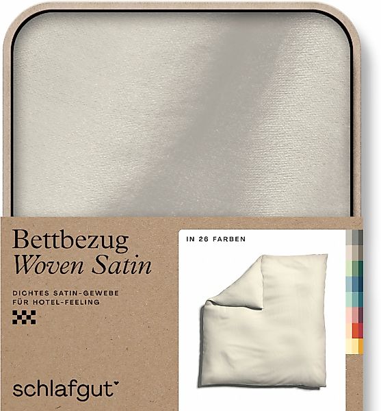 Schlafgut Bettbezug "Woven Satin" besonders dicht gewebt, Mix & Match: pass günstig online kaufen