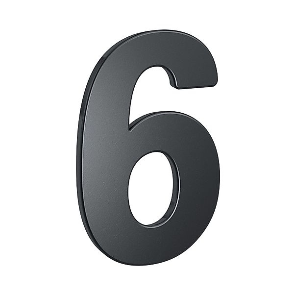 BASI Hausnummer, (Packung), aus Stahl, anthrazit, Wetterfest, Ziffer 6/9 günstig online kaufen