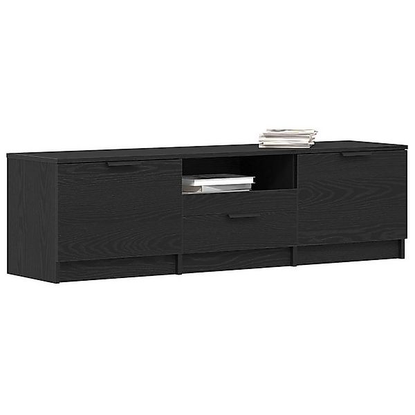 vidaXL TV-Schrank TV Schrank Schwarz Eiche Holzwerkstoff 140*35*40 Rechteck günstig online kaufen