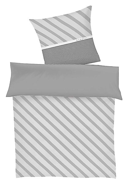 bugatti Bettwäsche Satin-Wende-Bettwäsche BAGI, 155 x günstig online kaufen