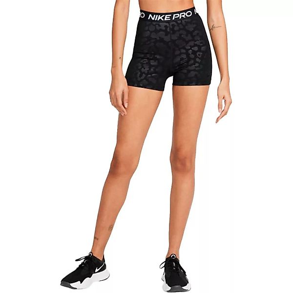 Nike Pro Dri Fit 3´´ High-rise Printed Shorts Hosen S Black / White günstig online kaufen