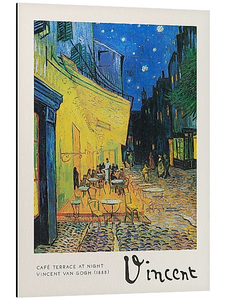 Posterlounge Wandbild Caféterrasse am Abend, 1888, günstig online kaufen