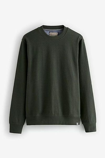 Next Sweatshirt Strukturiertes Rundhalssweatshirt (1-tlg) günstig online kaufen