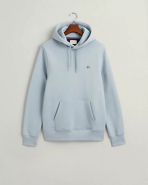 Gant Sweatshirt REG SHIELD HOODIE, DOVE BLUE günstig online kaufen
